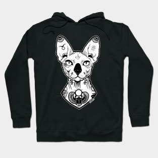 Sphynx Tattooed Hoodie